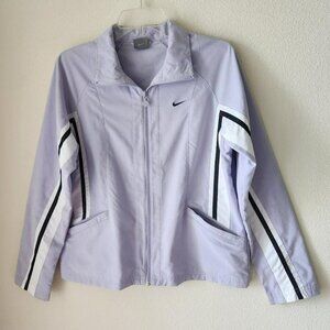 NIKE lavender jacket Sz M vintage golf athleisure tennis pickleball gym